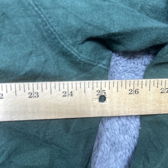 Vintage Green Bay Packers Hoodie Mens XL Sweatshirt NFL Football Zip Up Sweater - Picture 9 of 11